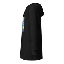 Load image into Gallery viewer, BLUE get that money Hooked long-sleeve tee