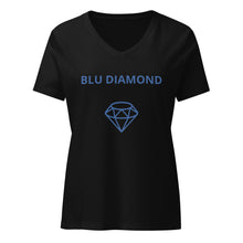 Load image into Gallery viewer, BLU DIAMOND Women’s relaxed v-neck t-shirt