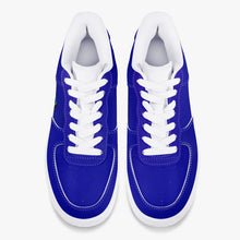 Load image into Gallery viewer, AMGM Blue Drips New Low-Top Leather Sneakers