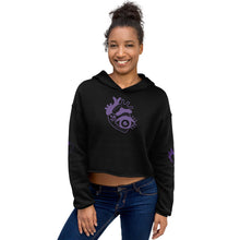 Load image into Gallery viewer, Awakend hearts Crop Hoodie