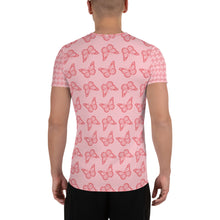 Load image into Gallery viewer, Butterfly affect All-Over Print Men's Athletic T-shirt

