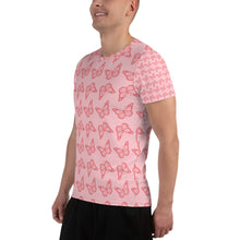 Load image into Gallery viewer, Butterfly affect All-Over Print Men's Athletic T-shirt
