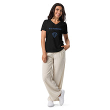 Load image into Gallery viewer, BLU DIAMOND Women’s relaxed v-neck t-shirt
