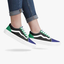 Load image into Gallery viewer, Blue jazz Low-Top Canvas Sneakers
