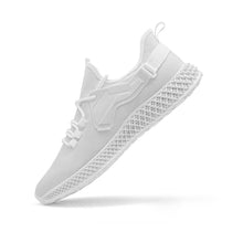 Load image into Gallery viewer, All white razors - Mesh Knit Sneakers
