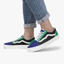 Load image into Gallery viewer, Blue jazz Low-Top Canvas Sneakers
