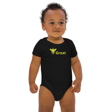 Load image into Gallery viewer, Be great Organic cotton baby bodysuit
