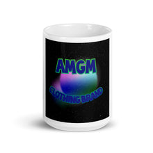 Load image into Gallery viewer, Amgm logo White glossy mug
