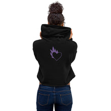 Load image into Gallery viewer, Awakend hearts Crop Hoodie
