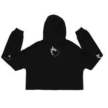 Load image into Gallery viewer, Awakend hearts Crop Hoodie
